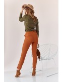 Elegant red crease trousers MP45138 - Online store - Boutique